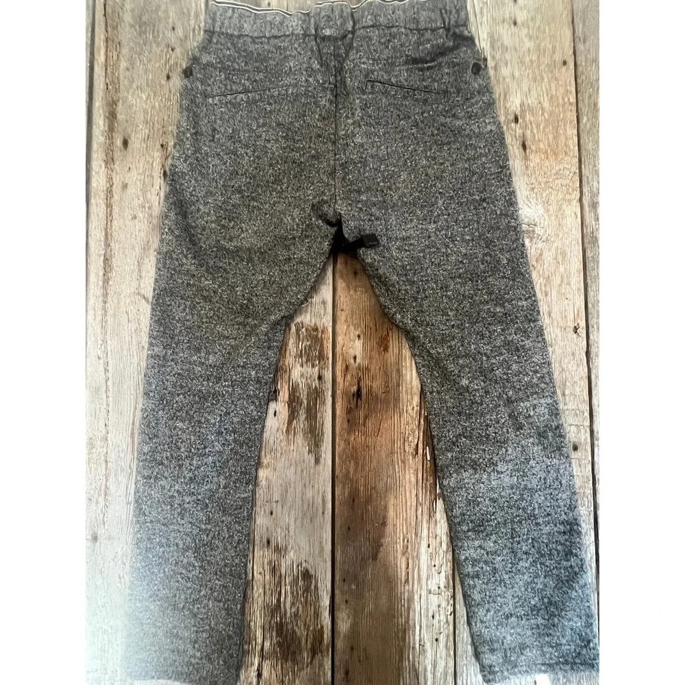 Fairwhale Jeans Mens Heathered‎ Grey Knit Joggers Drawstring Casual Pants
